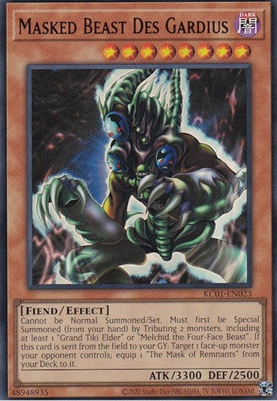 Masked Beast Des Gardius (KC01-EN023) [25th Anniversary Ultimate Kaiba Set]