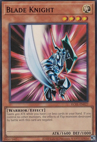 Blade Knight (KC01-EN027) [25th Anniversary Ultimate Kaiba Set]