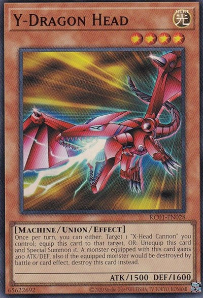 Y-Dragon Head (KC01-EN028) [25th Anniversary Ultimate Kaiba Set]