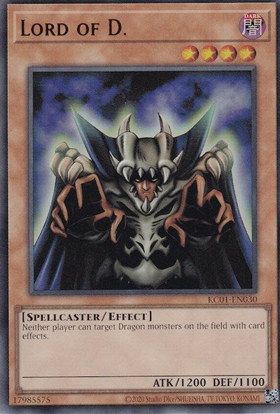Lord of D. (KC01-EN030) [25th Anniversary Ultimate Kaiba Set]