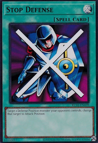 Stop Defense (KC01-EN039) [25th Anniversary Ultimate Kaiba Set]