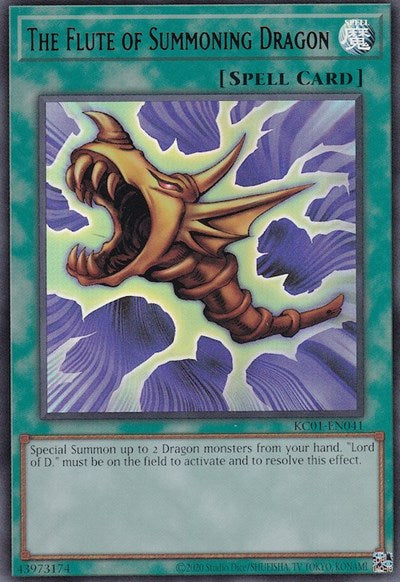 The Flute of Summoning Dragon (KC01-EN041) [25th Anniversary Ultimate Kaiba Set]