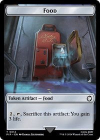 Food (0014) // Human Soldier Double-Sided Token (14 // 3) [Universes Beyond: Fallout]