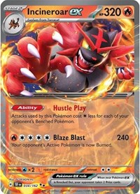 Incineroar ex - 034/162 (034/162) [SV05: Temporal Forces]