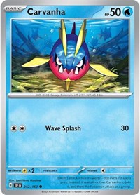 Carvanha (042/162) [SV05: Temporal Forces]