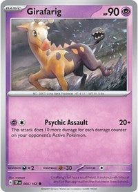 Girafarig (066/162) [SV05: Temporal Forces]