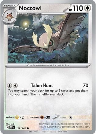 Noctowl 127/162  SV05 Temporal Forces - Common