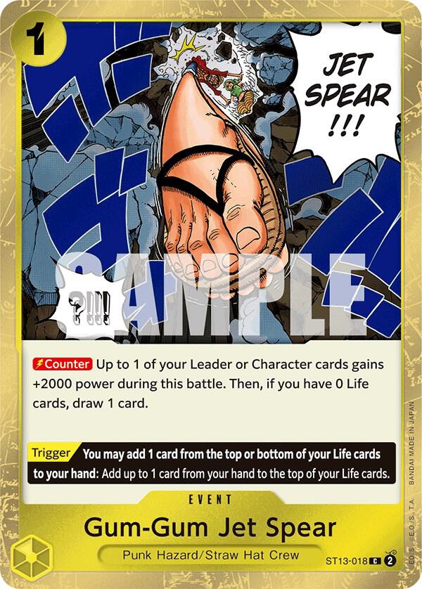 Gum-Gum Jet Spear (ST13-018) [Ultra Deck: The Three Brothers]