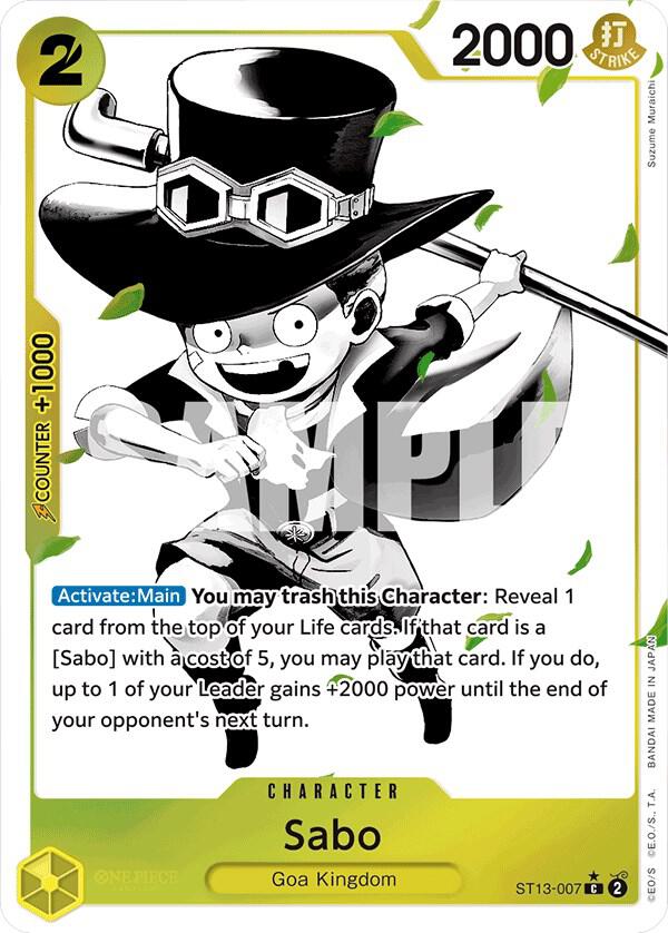Sabo (007) (Parallel) (ST13-007) [Ultra Deck: The Three Brothers]