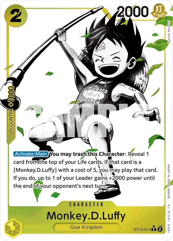 Monkey.D.Luffy (014) (Parallel) (ST13-014) [Ultra Deck: The Three Brothers]