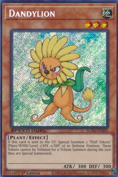 Dandylion (Secret Rare) (SGX4-ENA05) [Speed Duel GX: Midterm Destruction]