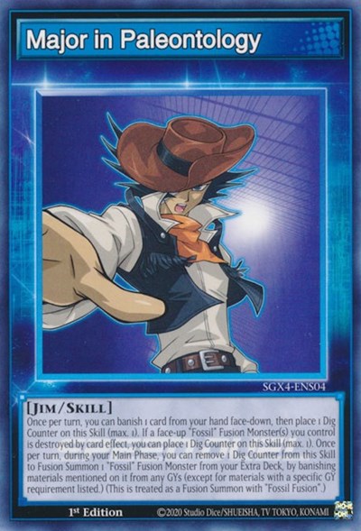 Major in Paleontology (SGX4-ENS04) [Speed Duel GX: Midterm Destruction]