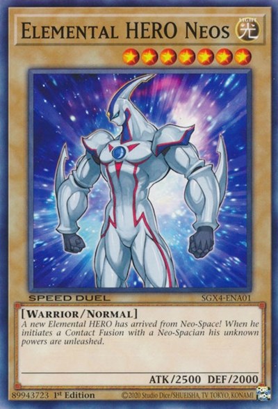 Elemental HERO Neos (SGX4-ENA01) [Speed Duel GX: Midterm Destruction]