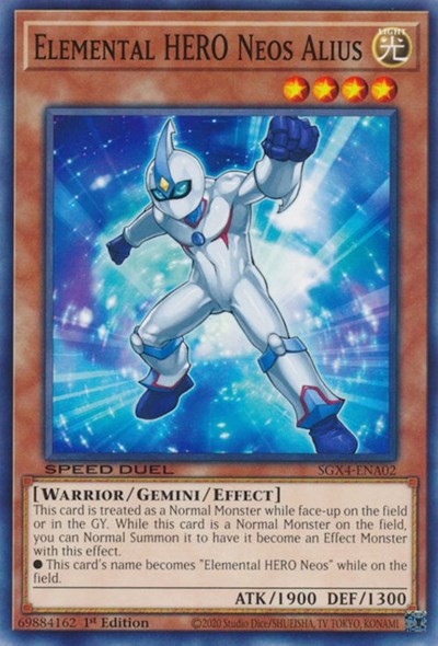 Elemental HERO Neos Alius (SGX4-ENA02) [Speed Duel GX: Midterm Destruction]