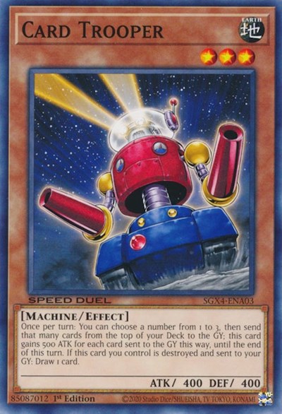 Card Trooper (SGX4-ENA03) [Speed Duel GX: Midterm Destruction]