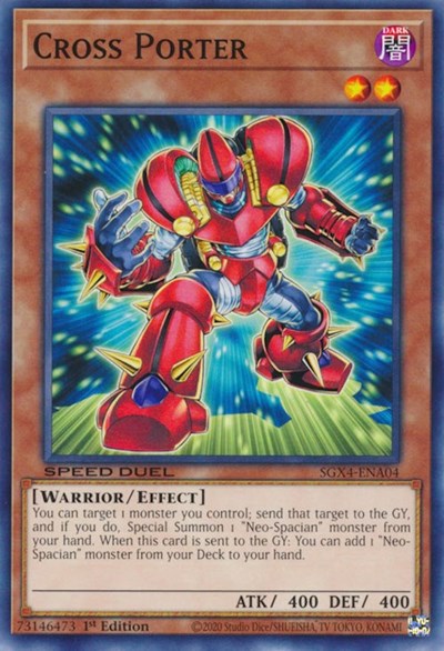 Cross Porter (SGX4-ENA04) [Speed Duel GX: Midterm Destruction]