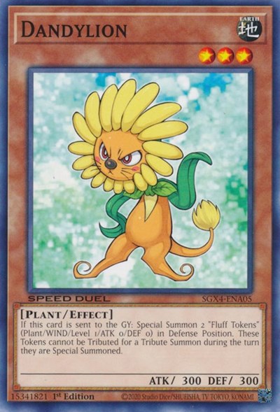 Dandylion (SGX4-ENA05) [Speed Duel GX: Midterm Destruction]