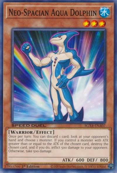 Neo-Spacian Aqua Dolphin (SGX4-ENA07) [Speed Duel GX: Midterm Destruction]