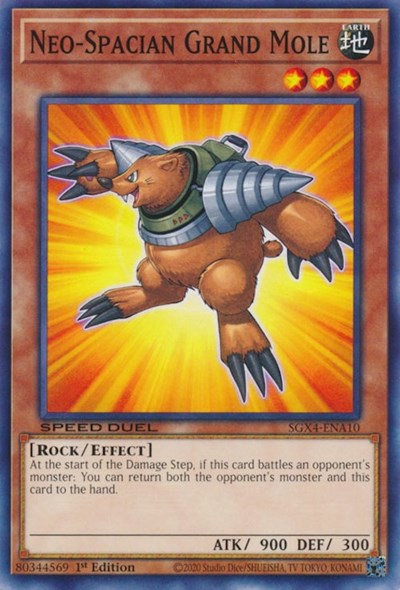 Neo-Spacian Grand Mole (SGX4-ENA10) [Speed Duel GX: Midterm Destruction]