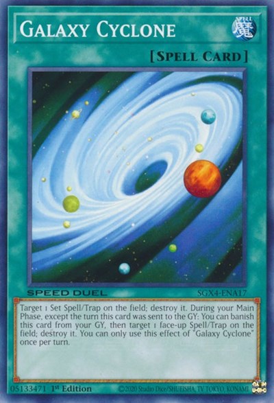 Galaxy Cyclone (SGX4-ENA17) [Speed Duel GX: Midterm Destruction]