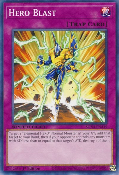 Hero Blast (SGX4-ENA19) [Speed Duel GX: Midterm Destruction]
