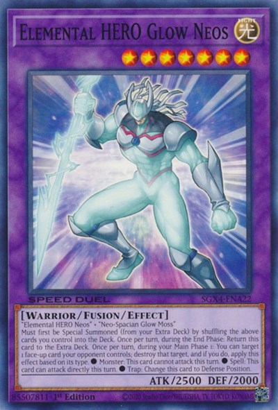 Elemental HERO Glow Neos (SGX4-ENA22) [Speed Duel GX: Midterm Destruction]