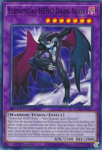 Elemental HERO Dark Neos (SGX4-ENA23) [Speed Duel GX: Midterm Destruction]