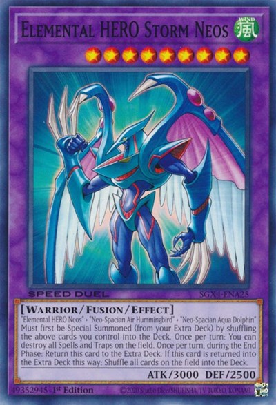 Elemental HERO Storm Neos (SGX4-ENA25) [Speed Duel GX: Midterm Destruction]