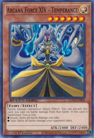 Arcana Force XIV - Temperance (SGX4-ENB08) [Speed Duel GX: Midterm Destruction]