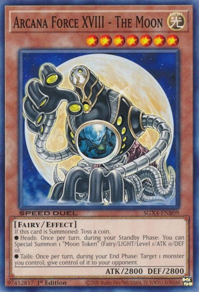 Arcana Force XVIII - The Moon (SGX4-ENB09) [Speed Duel GX: Midterm Destruction]