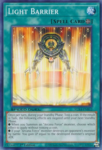 Light Barrier (SGX4-ENB12) [Speed Duel GX: Midterm Destruction]