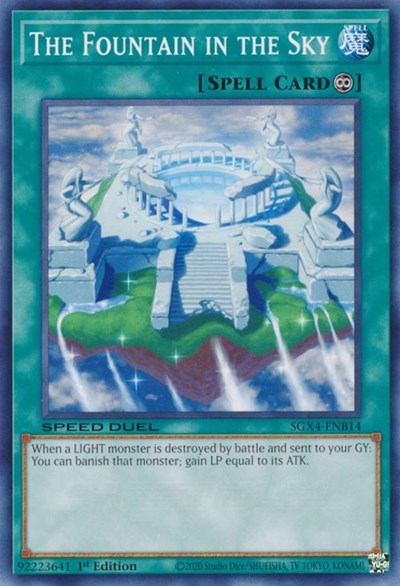 The Fountain in the Sky (SGX4-ENB14) [Speed Duel GX: Midterm Destruction]