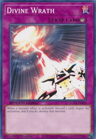 Divine Wrath (SGX4-ENB18) [Speed Duel GX: Midterm Destruction]