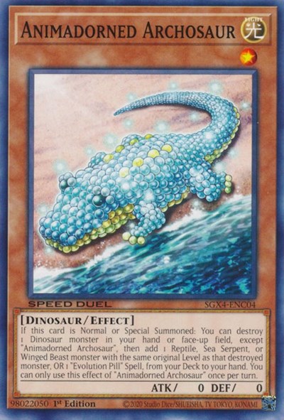 Animadorned Archosaur (SGX4-ENC04) [Speed Duel GX: Midterm Destruction]