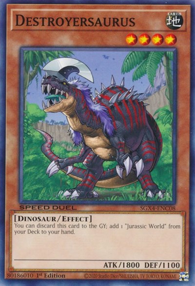 Destroyersaurus (SGX4-ENC08) [Speed Duel GX: Midterm Destruction]