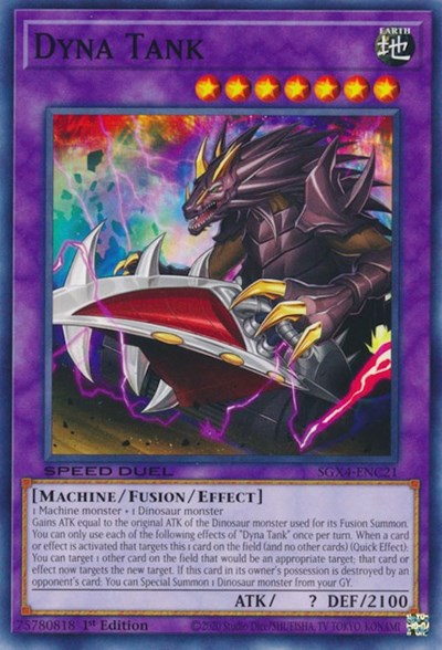 Dyna Tank (SGX4-ENC21) [Speed Duel GX: Midterm Destruction]