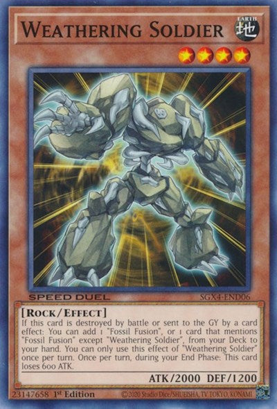 Weathering Soldier (SGX4-END06) [Speed Duel GX: Midterm Destruction]