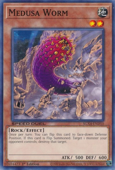 Medusa Worm (SGX4-END10) [Speed Duel GX: Midterm Destruction]