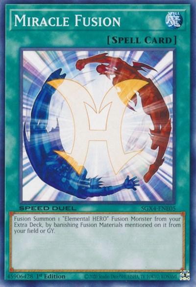 Miracle Fusion (SGX4-ENE05) [Speed Duel GX: Midterm Destruction]