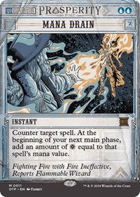 Mana Drain (11) [Outlaws of Thunder Junction: Breaking News]