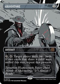 Grindstone (Textured Foil) (79) [Outlaws of Thunder Junction: Breaking News]