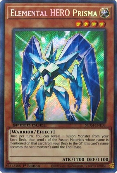 Elemental HERO Prisma (Secret Rare) (SGX4-ENE03) [Speed Duel GX: Midterm Destruction]