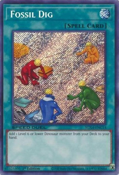 Fossil Dig (Secret Rare) (SGX4-ENC14) [Speed Duel GX: Midterm Destruction]