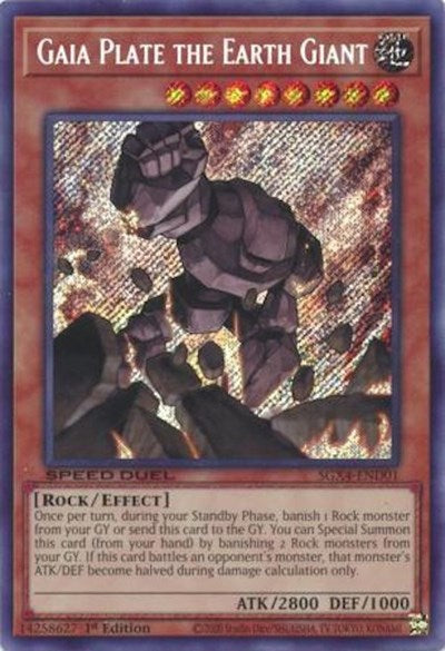 Gaia Plate the Earth Giant (Secret Rare) (SGX4-END01) [Speed Duel GX: Midterm Destruction]