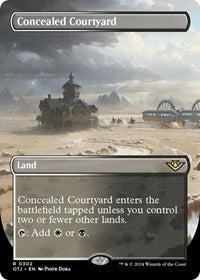 Concealed Courtyard (Borderless) (302) [Outlaws of Thunder Junction]