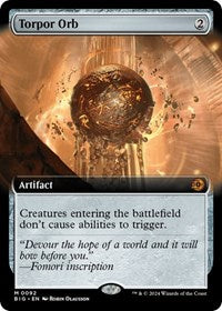 Torpor Orb (Extended Art) (92) [Outlaws of Thunder Junction: The Big Score]