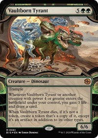 Vaultborn Tyrant (Showcase) (Raised Foil) (61) [Outlaws of Thunder Junction: The Big Score]