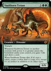 Vaultborn Tyrant (Extended Art) (85) [Outlaws of Thunder Junction: The Big Score]