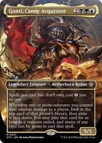 Gonti, Canny Acquisitor (Borderless) (1) [Commander: Outlaws of Thunder Junction]
