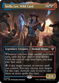 Stella Lee, Wild Card (Borderless) (3) [Commander: Outlaws of Thunder Junction]